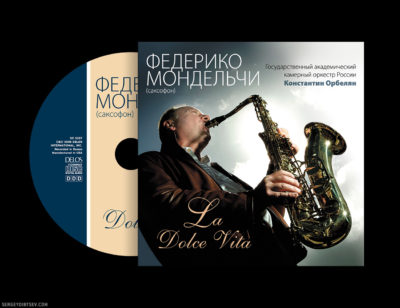 CD Federico Mondelci "La Dolce Vita" (for Delos International, Designer - Sergey Dibtsev, Art Director - Olga Alisova, 2006)