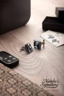 Cufflinks by Natalia's Signature <a href="https://www.nataliassignature.co.uk/" target="_blank">nataliassignature.co.uk</a>