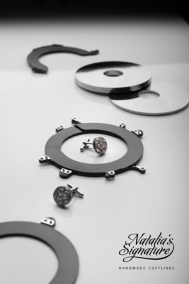 Cufflinks by Natalia's Signature <a href="https://www.nataliassignature.co.uk/" target="_blank">nataliassignature.co.uk</a>