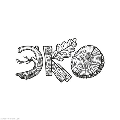 ЭКО logo (Designer - Sergey Dibtsev, Art Director - Olga Alisova)